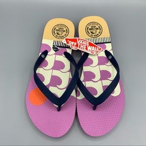 NEW Womens Vans US Open Makena Surfing Flip Flops